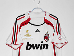 A.C. Milan 2006/07 Away Soccer Jersey