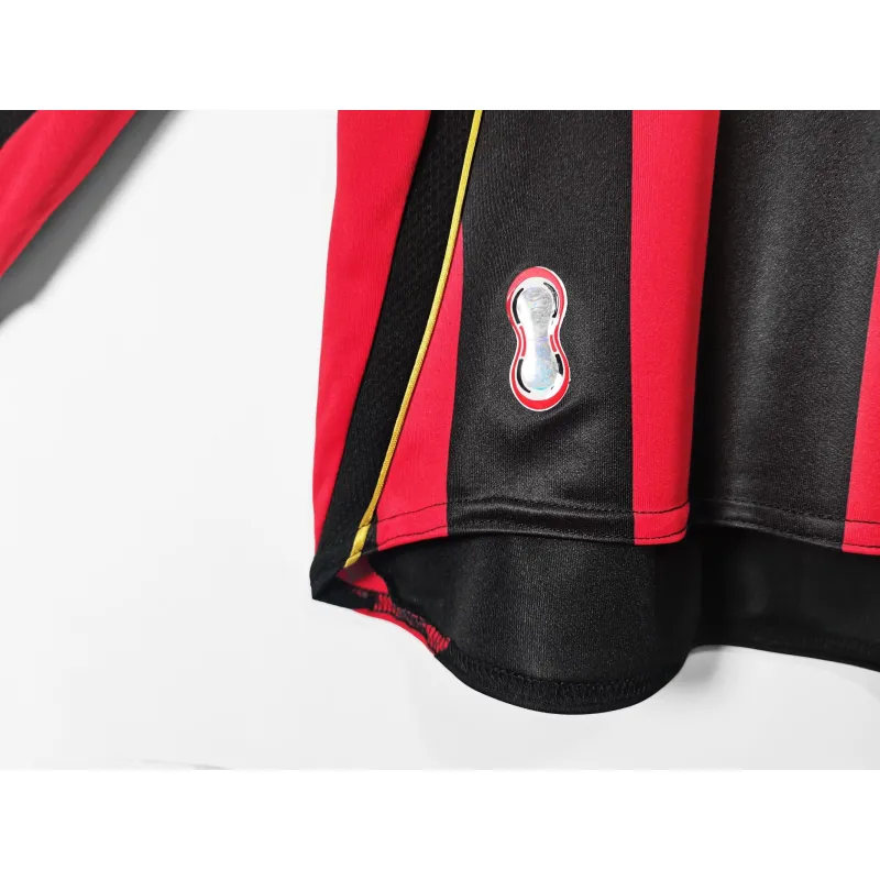 A.C. Milan 2006/07 Home Long Sleeve Soccer Jersey