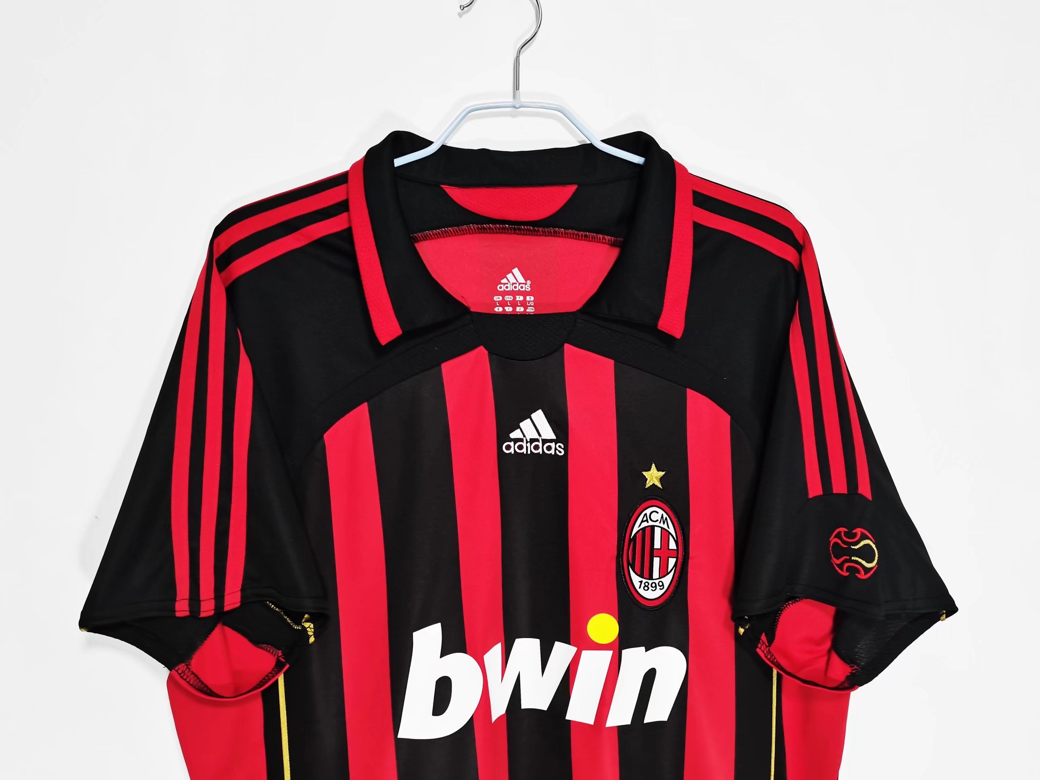 A.C. Milan 2006/07 Home Soccer Jersey