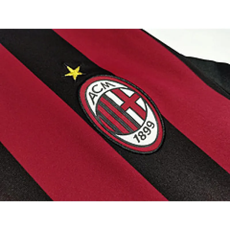 A.C. Milan 2009/10 Home Long Sleeve Soccer Jersey