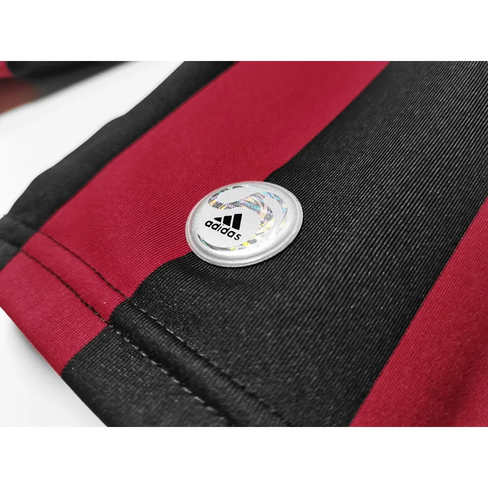 A.C. Milan 2009/10 Home Long Sleeve Soccer Jersey