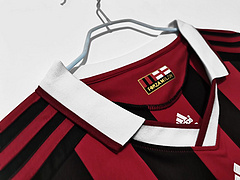 A.C. Milan 2009/10 Home Long Sleeve Soccer Jersey