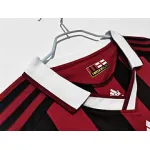 A.C. Milan 2009/10 Home Long Sleeve Soccer Jersey