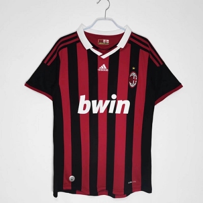 A.C. Milan 2009/10 Home Soccer Jersey 01