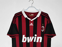 A.C. Milan 2009/10 Home Soccer Jersey