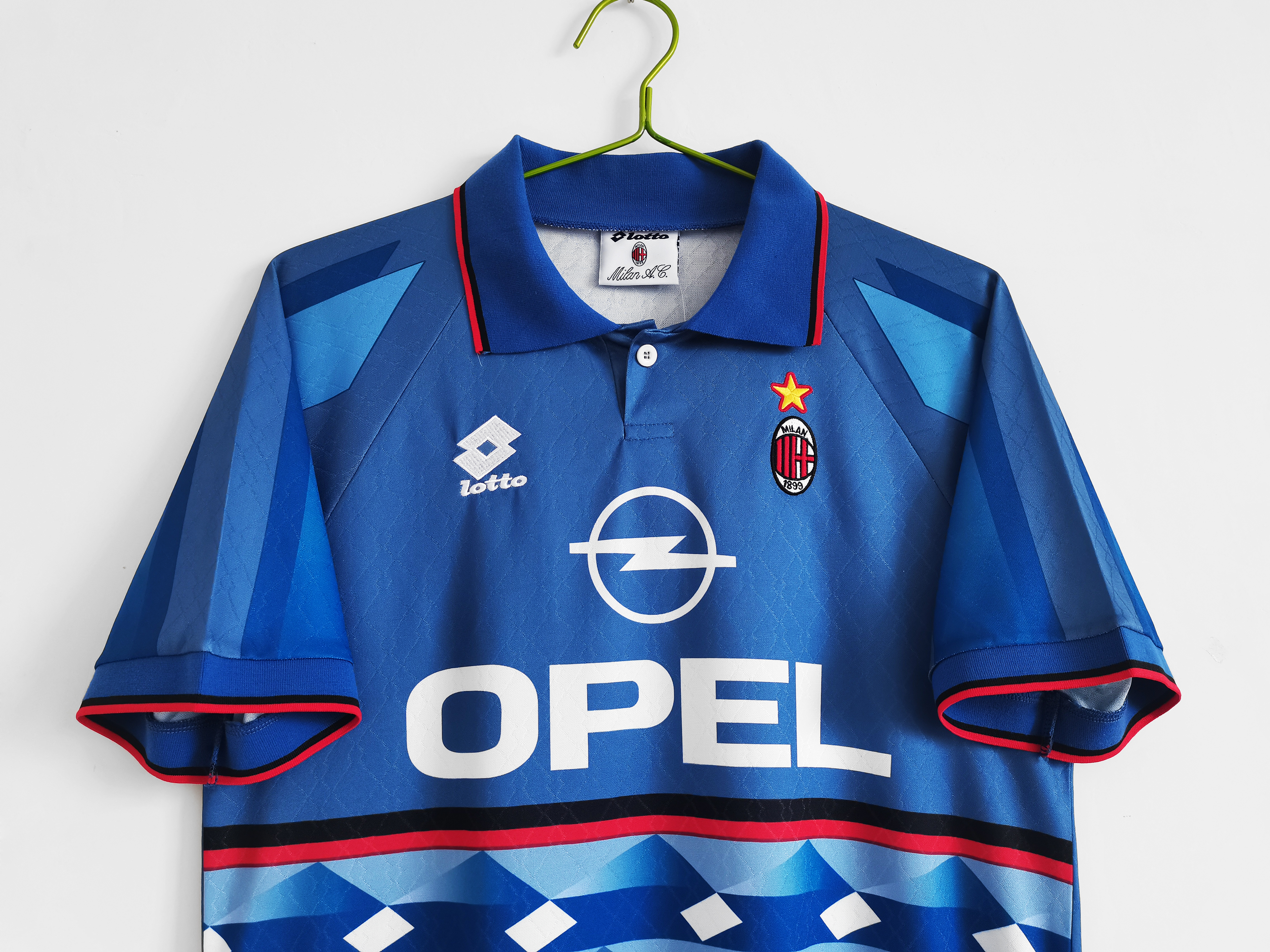 A.C. Milan Retro Jerseys 1995/96 Third Away Soccer Jersey