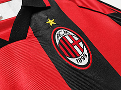 A.C. Milan Retro Jerseys 1998/99 Home Soccer Jersey