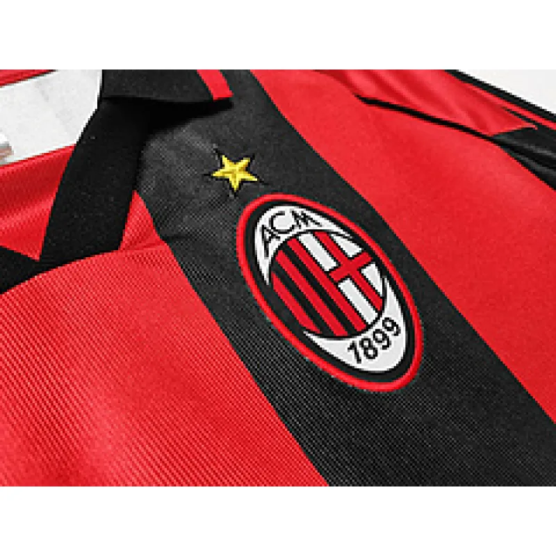 A.C. Milan Retro Jerseys 1998/99 Home Soccer Jersey