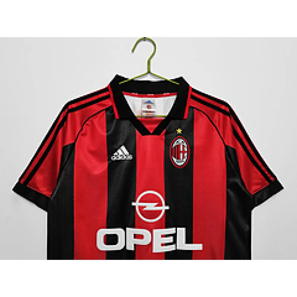 A.C. Milan Retro Jerseys 1998/99 Home Soccer Jersey