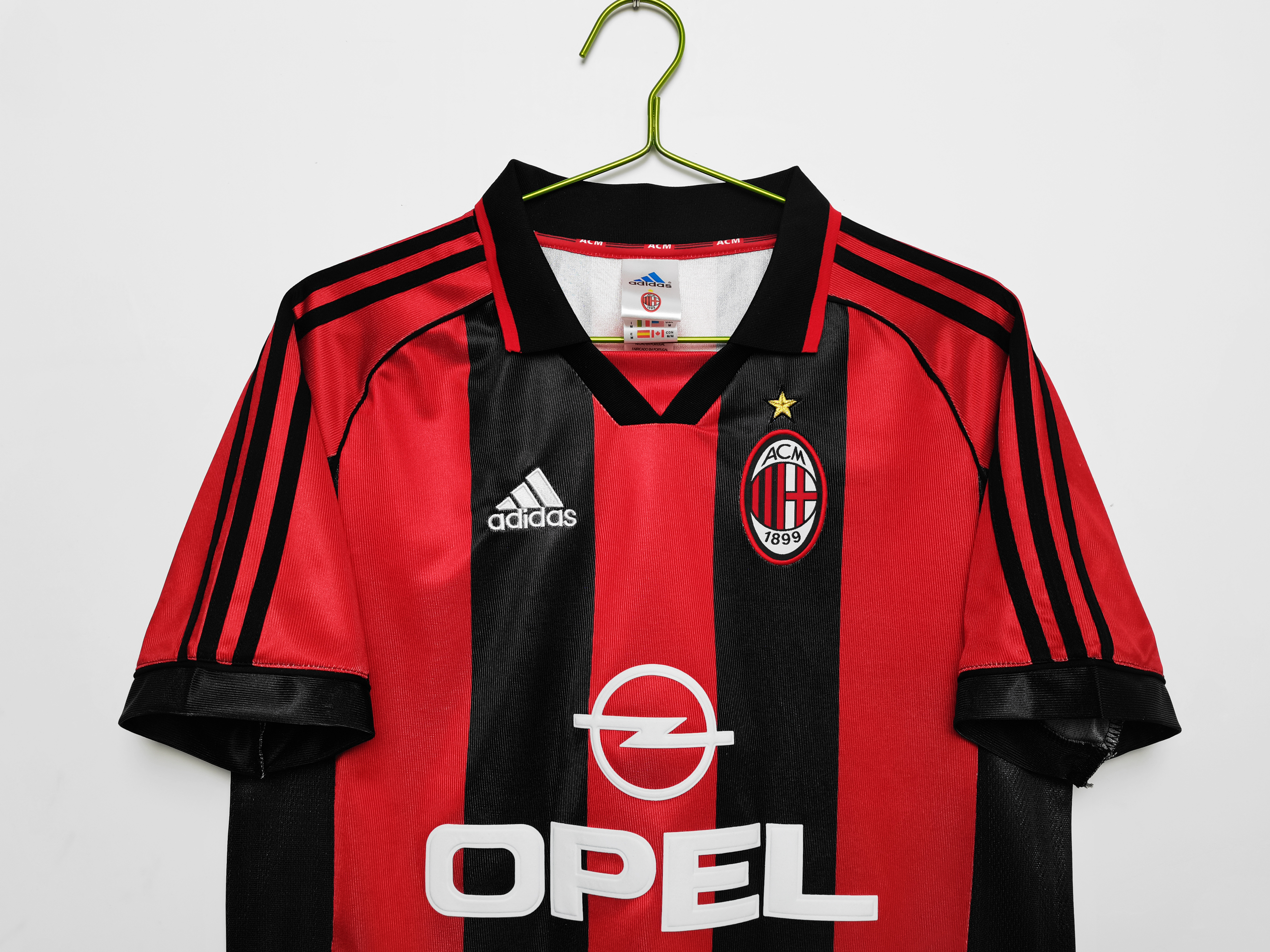 A.C. Milan Retro Jerseys 1998/99 Home Soccer Jersey