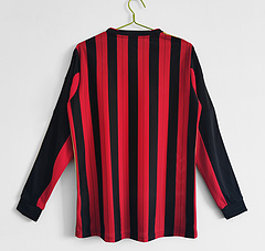 A.C. Milan Retro Jerseys 2013/14 Long Sleeve Soccer Jersey