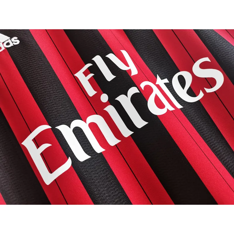 A.C. Milan Retro Jerseys 2013/14 Long Sleeve Soccer Jersey