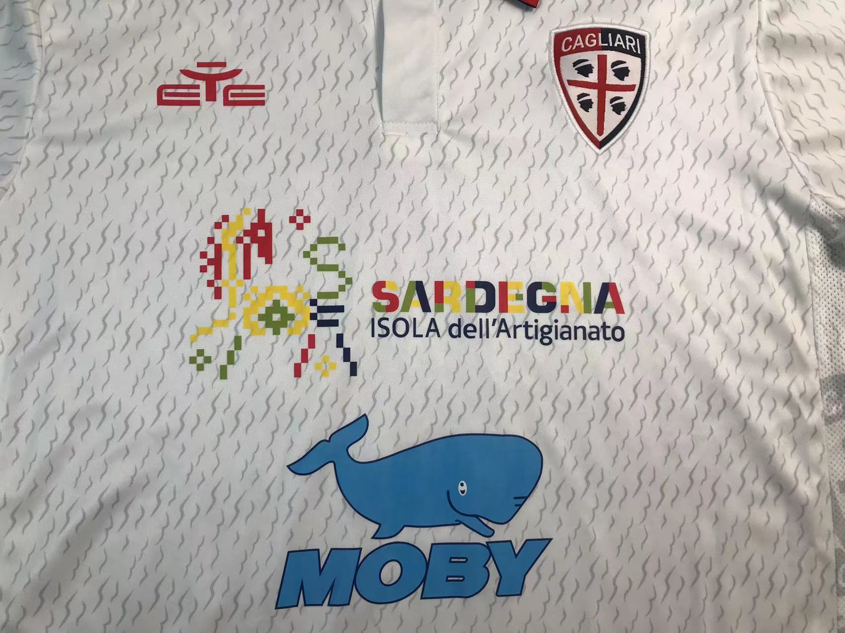 Cagliari Calcio 2023/24 Away Soccer Jersey
