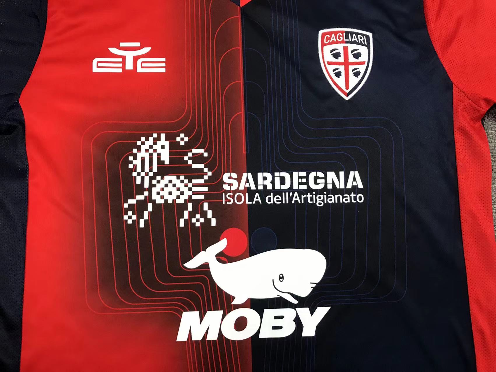 Cagliari Calcio 2023/24 Home Soccer Jersey