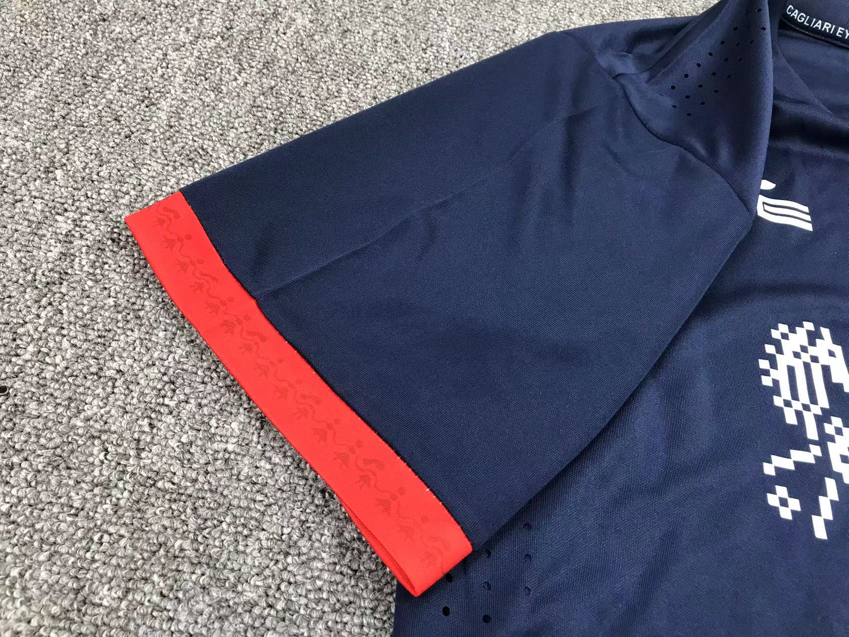 Cagliari Calcio 2023/24 Second Away Soccer Jersey