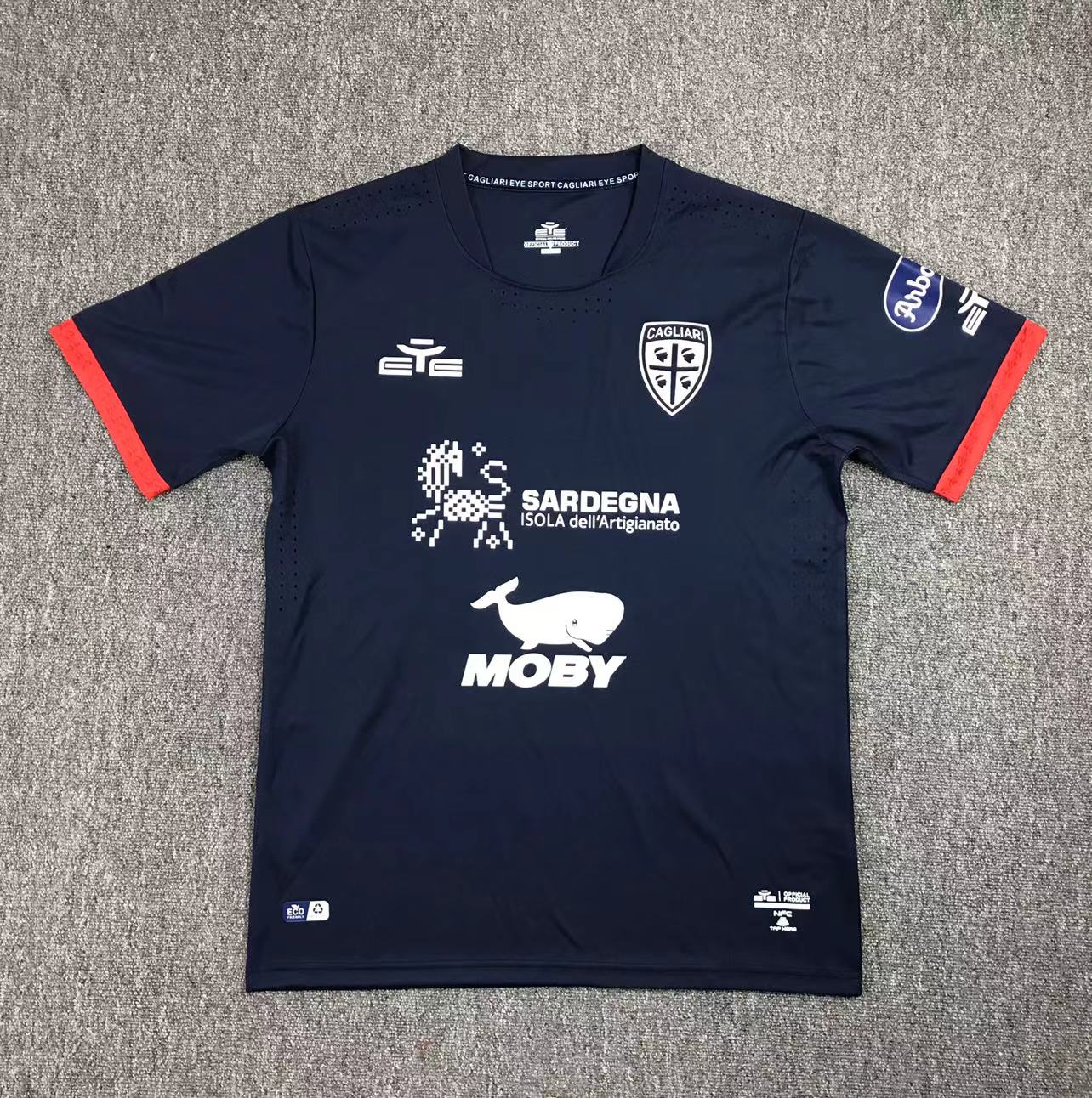 Cagliari Calcio 2023/24 Second Away Soccer Jersey