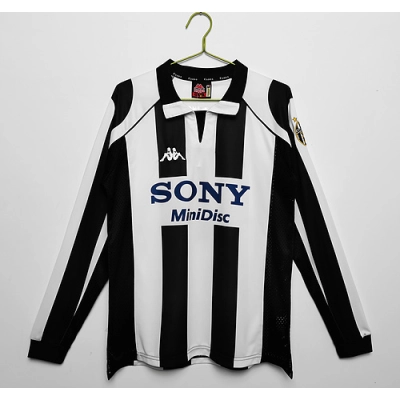 Juventus F.C. 1997/98 Home Long Sleeve Soccer Jersey 01