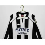 Juventus F.C. 1997/98 Home Long Sleeve Soccer Jersey