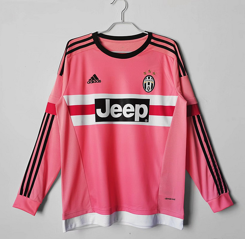 Juventus F.C. 2015/16 Away Long Sleeve Soccer Jersey
