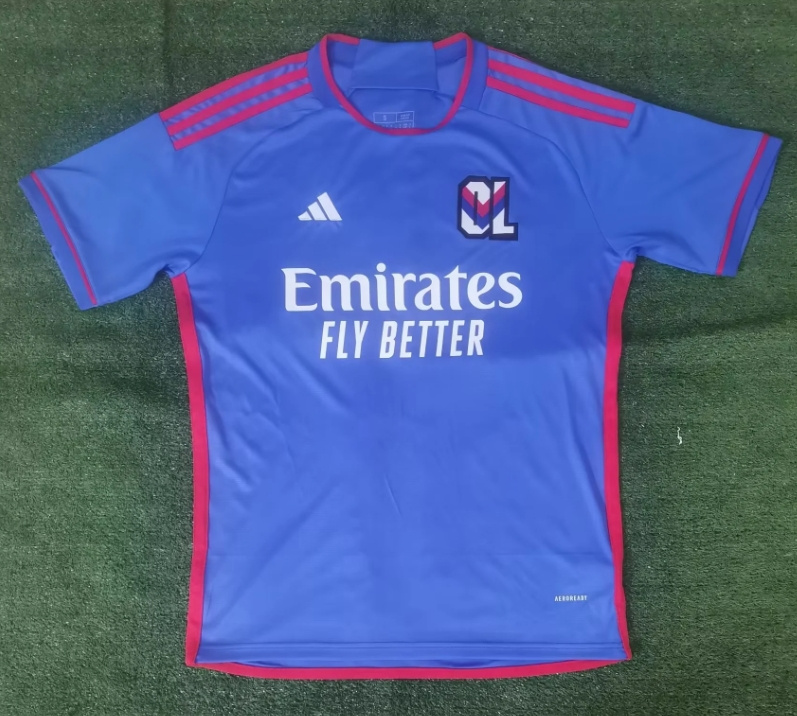 Olympique Lyonnais 23/24 Away Soccer Jersey