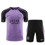 Paris Saint Germain 23/24 Training Suit Black And Purple