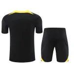 Paris Saint Germain 23/24 Training Suit Black And Yellow