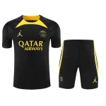 Paris Saint Germain 23/24 Training Suit Black And Yellow