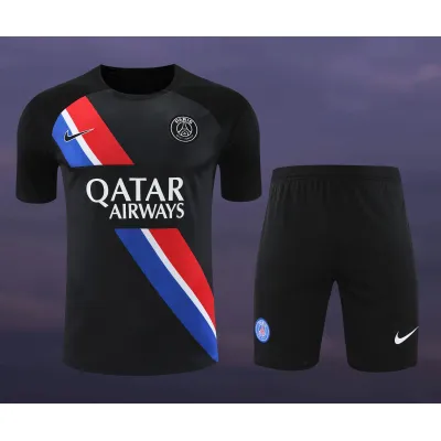 Paris Saint Germain 23/24 Training Suit Black(slash) 01