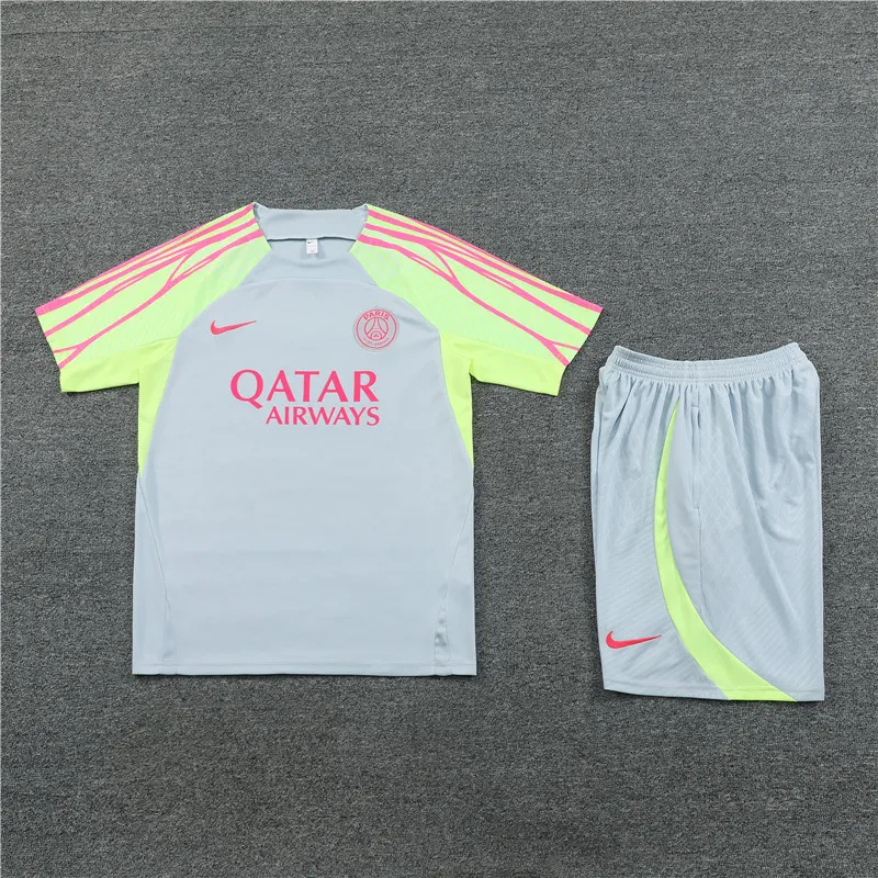 Paris Saint Germain 23/24 Training Suit Grey and Green