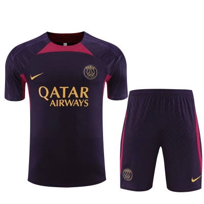 Paris Saint Germain 23/24 Training Suit Purple 01