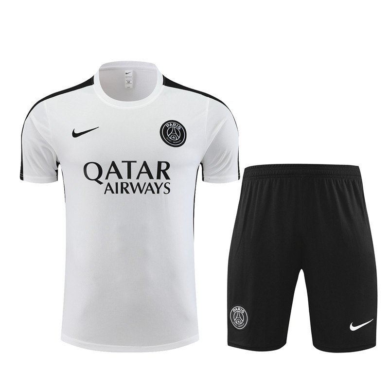 Paris Saint Germain 23/24 Training Suit White And Black