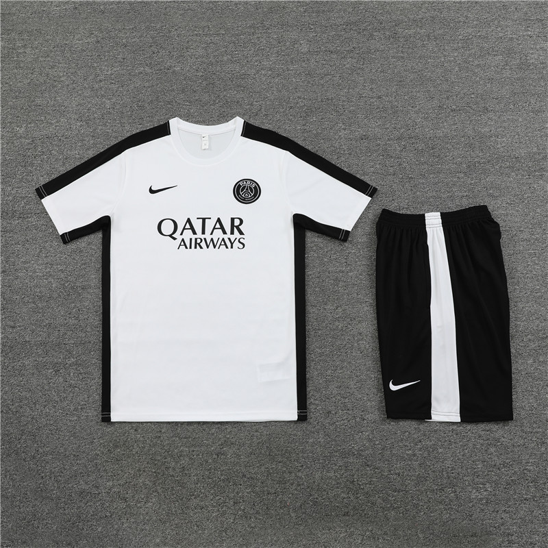 Paris Saint Germain 23/24 Training Suit White And Black