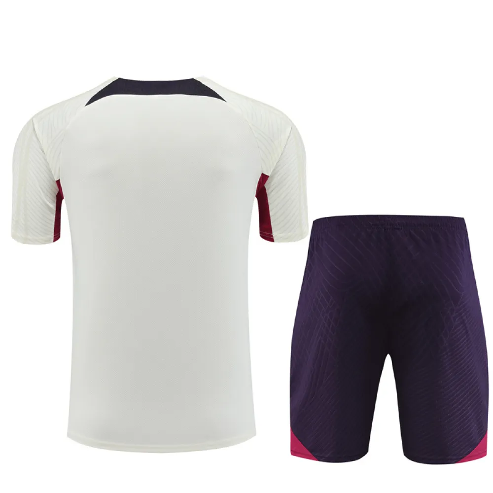 Paris Saint Germain 23/24 Training Suit White and Purple