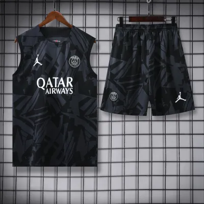 Paris Saint Germain 23/24 Vest Training Suit Black 01