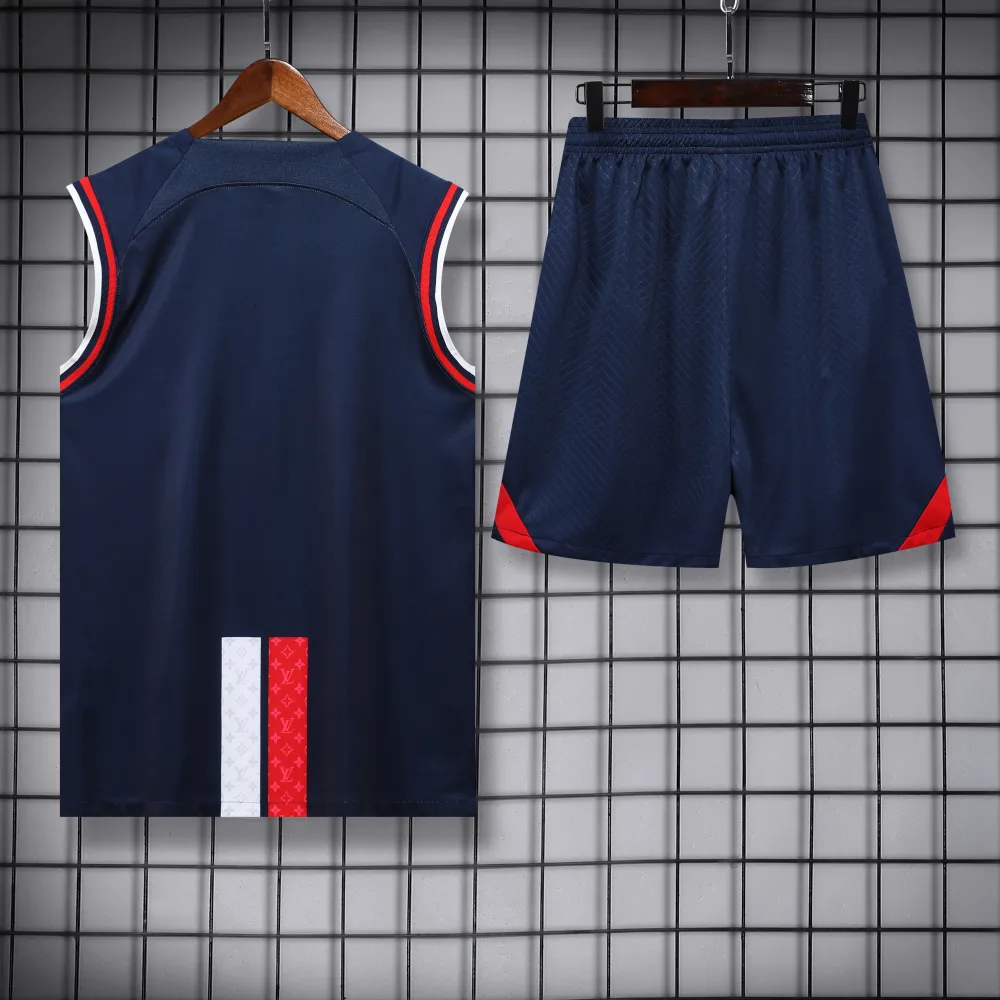 Paris Saint Germain 23/24 Vest Training Suit Dark Blue