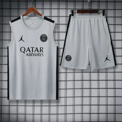 Paris Saint Germain 23/24 Vest Training Suit Grey 01