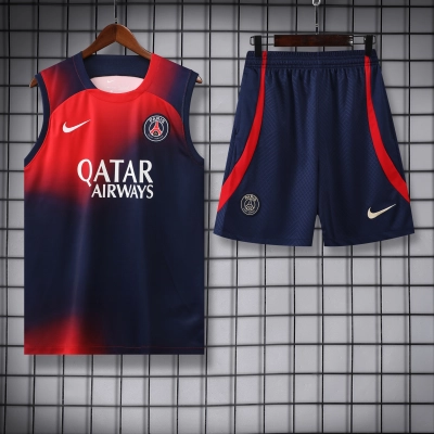 Paris Saint Germain 23/24 Vest Training Suit Rainbow 01