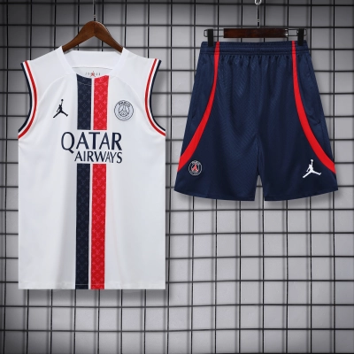 Paris Saint Germain 23/24 Vest Training Suit White 01