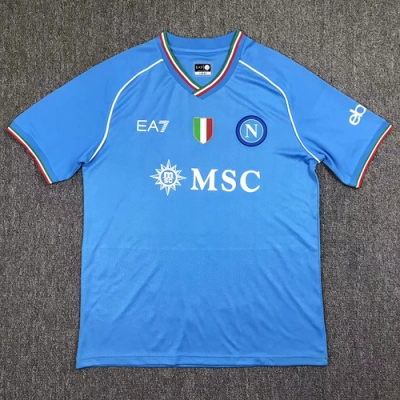 S.S.C. Napoli 2023/24 Home Soccer Jersey 01