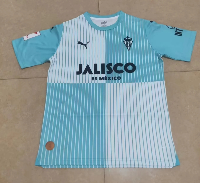 Real Sporting de Gijon 23/24 Away Soccer Jersey