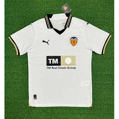 Valencia CF 23/24 Home Soccer Jersey 01