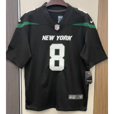 Aaron Rodgers New York Jets Nike Men's Alternate Legend Player Jersey - Stealth Black 01