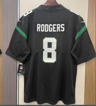 Aaron Rodgers New York Jets Nike Men's Alternate Legend Player Jersey - Stealth Black