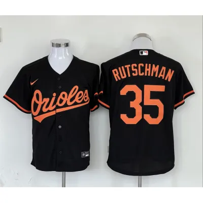 Adley Rutschman Baltimore Orioles Nike Home Replica Team Jersey - Black 01