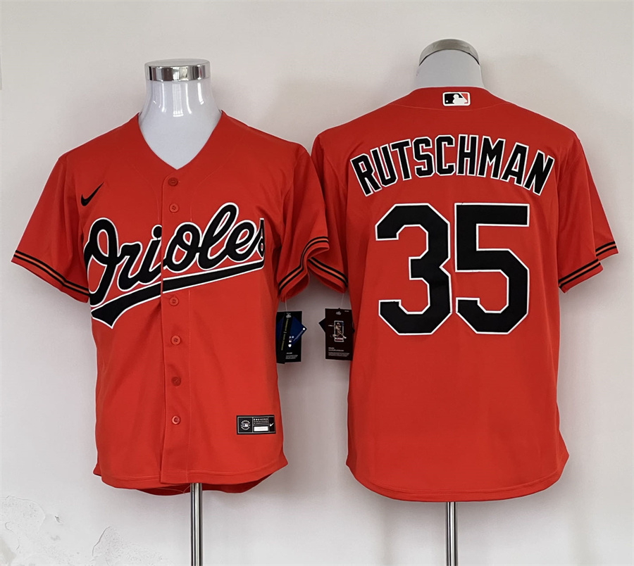 Adley Rutschman Baltimore Orioles Nike Home Replica Team Jersey - Orange