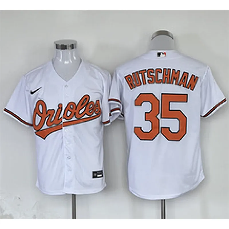 Adley Rutschman Baltimore Orioles Nike Home Replica Team Jersey - White