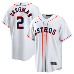Alex Bregman Houston Astros Nike Youth Home Limited Player Jersey - White With Navy
