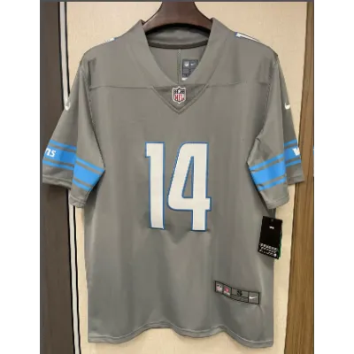 Amon-Ra St. Brown Detroit Lions Nike Game Player Jersey - Blue 01