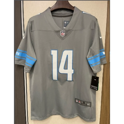 Amon-Ra St. Brown Detroit Lions Nike Game Player Jersey - Blue 01