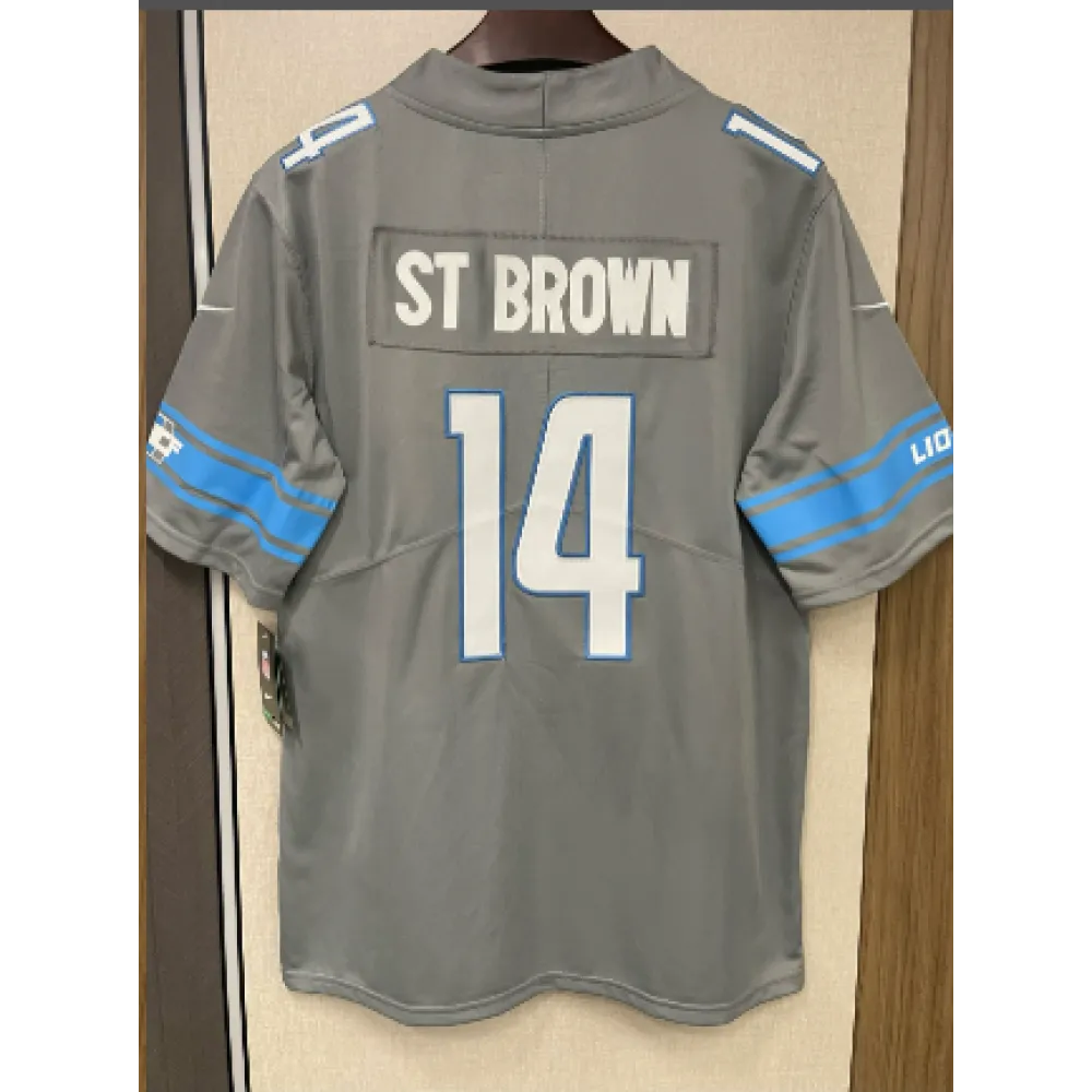 Amon-Ra St. Brown Detroit Lions Nike Game Player Jersey - Blue